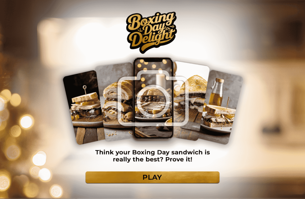 Visual representation of a Boxing Day sandwhich Photo Contest